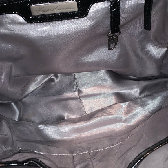 Kenneth Cole Black Calf Hair Leather Tote - Picture 8 of 16